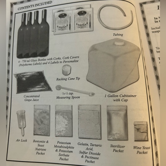 Lakeview Valley Farms Merlot Complete Wine Making Kit - Picture 6 of 6